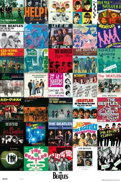 Poster The Beatles - Covers | Wall Art | 3+1 FREE | Abposters.com