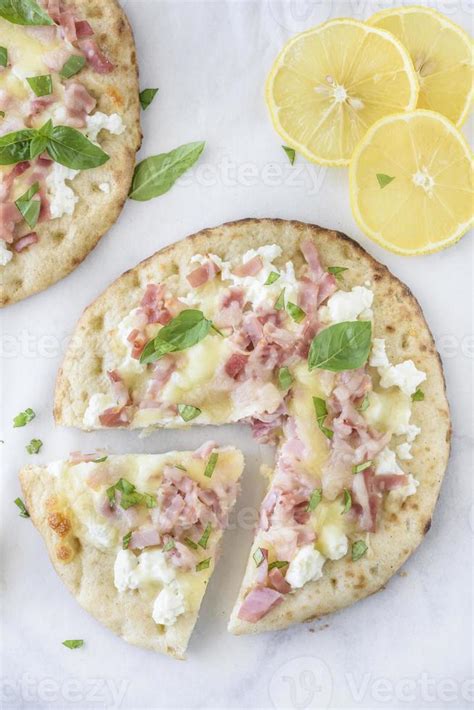 Ham and cheese pizza 23095061 Stock Photo at Vecteezy