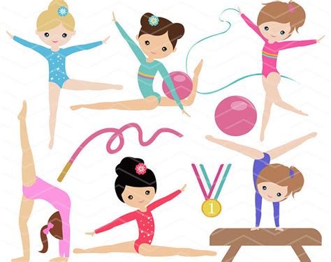 Kids Gymnastics Clipart | Free download on ClipArtMag