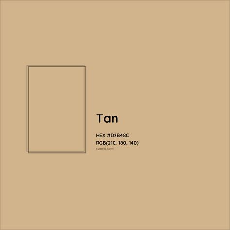 About Tan - Color meaning, codes, similar colors and paints - colorxs.com