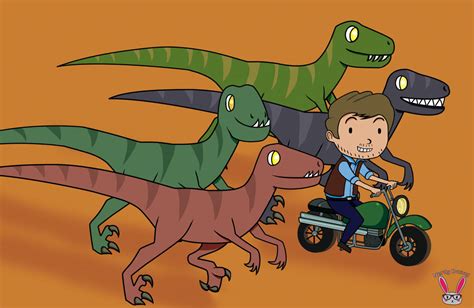 Jurassic World Raptor Squad by NerddyBunny on DeviantArt