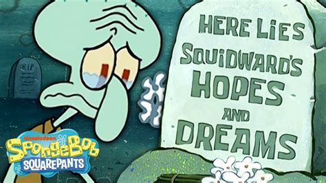 Squidward Being a Mood 🦑 Most Relatable Moments | SpongeBob - YouTube