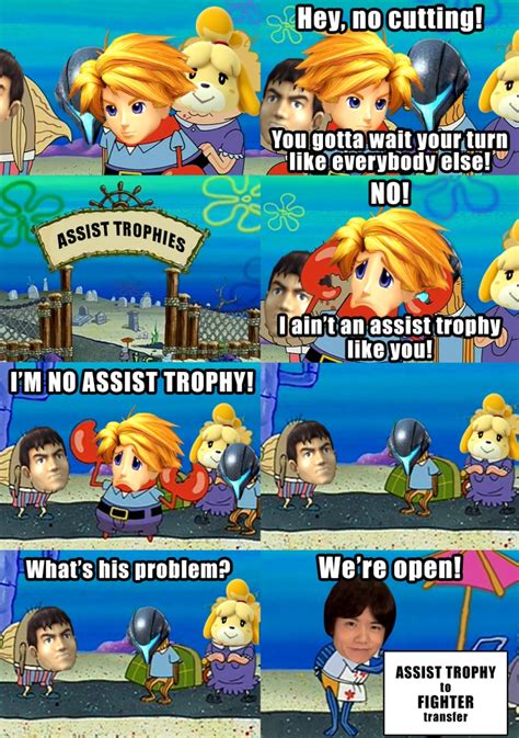 Smash Ultimate Meme 26 - No Assist trophy by Fonzzz002 on DeviantArt