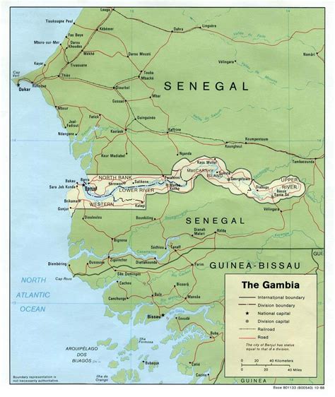 Gambia Map