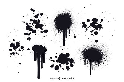 Brush Splatter Vector