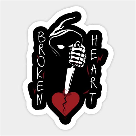 Broken Heart - Broken Heart - Sticker | TeePublic