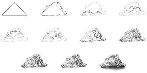 How To Draw Easy Clouds