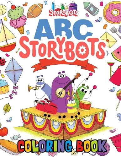 StoryBots Alphabet Coloring Book: Great quality Book, 26 pages to color ...