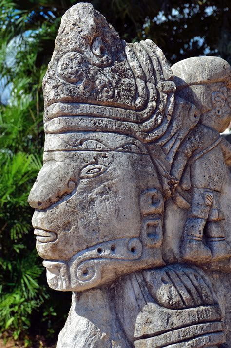 Kukulkan Statue in Tulum Pueblo, Mexico - Encircle Photos