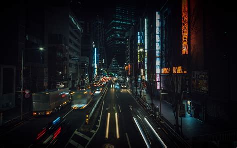 Tokyo Street Night Wallpapers - Top Free Tokyo Street Night Backgrounds - WallpaperAccess