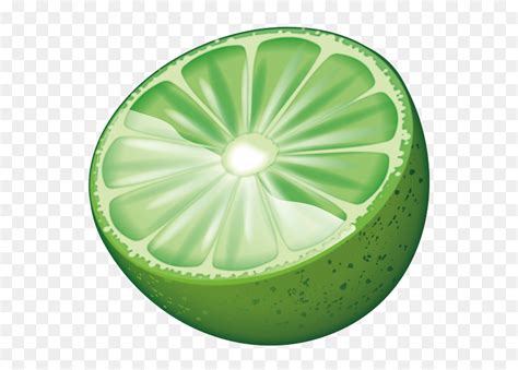 Lime Emoji Png, Transparent Png - vhv