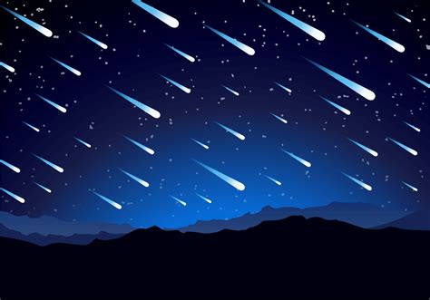 Meteor Shower Background Free Vector - Download Free Vector Art, Stock Graphics & Images