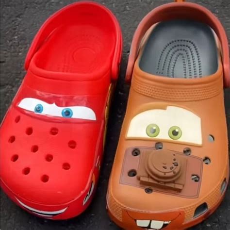 Crocs Disney Pixar Cars Lightning McQueen and Mater Adult Clog | Crocs ...