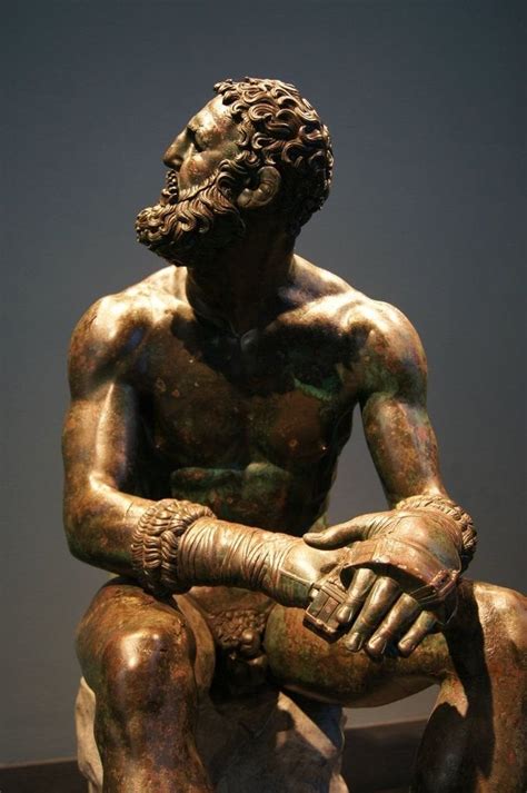 Boxer of Quirinal - A Hellenistic Greek sculpture dated to around 330 ...