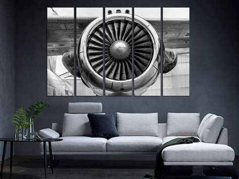 Airplane Wall Art Large Wall Art Aviation Decor Airplane - Etsy