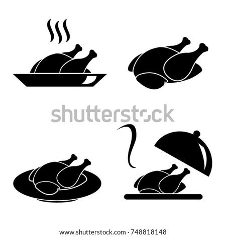 Cooked Turkey Silhouette Stock Images, Royalty-Free Images & Vectors | Shutterstock