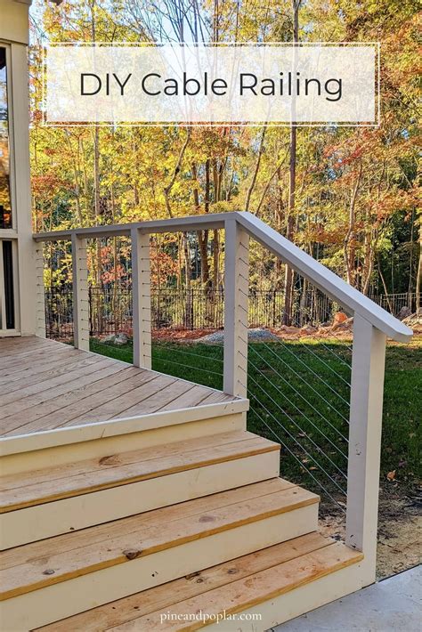 DIY Cable Railing - an easy deck upgrade!