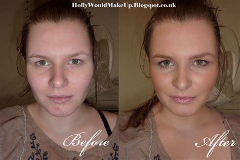 HollyWouldMakeUp: Before & After - Natural Glow