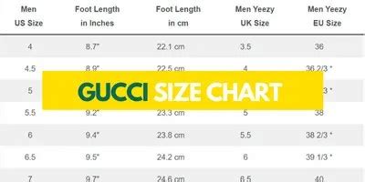 Gucci Shoe Size Chart for Men and Women (+ Gucci Sizing & Fit) (2022)