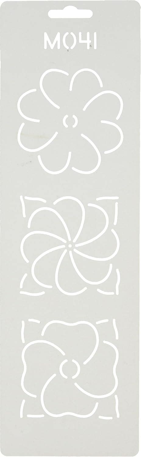 Amazon.com: 3 Assorted Flowers Quilting Stencil