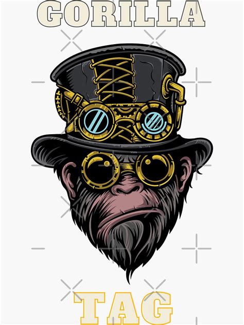 "Gorilla Tag Pfp Maker Classic T-Shirt design" Sticker for Sale by hetvick | Redbubble