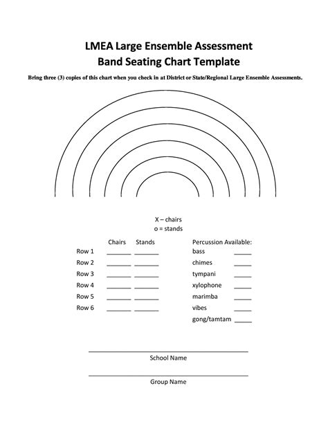 Free Concert Band Seating Chart Template | Review Home Decor