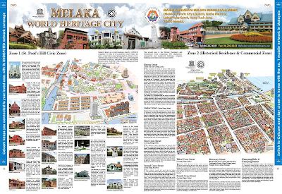 Melaka World Heritage City: 30th Edition Melaka Street Map