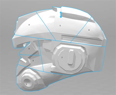 TitanFall Pilot Helmet Mk2 by Jace1969 | Download free STL model | Printables.com