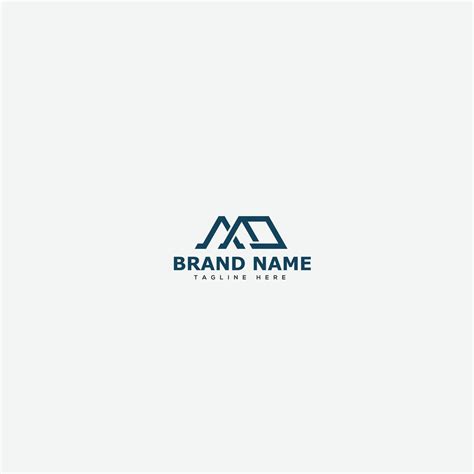 MD Logo Design Template Vector Graphic Branding Element. 11438925 ...