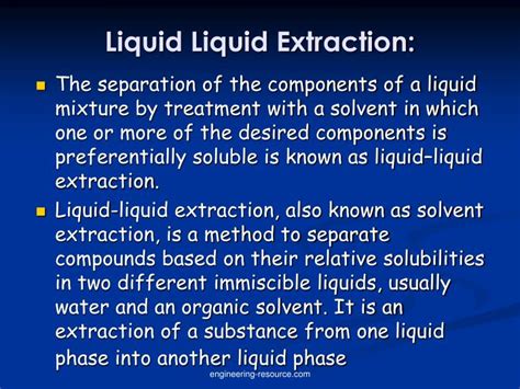 PPT - Liquid Liquid Extraction: PowerPoint Presentation, free download - ID:685578