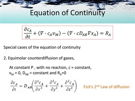 PPT - Equation of Continuity PowerPoint Presentation, free download ...