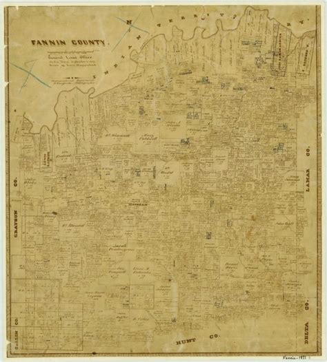 Map Of Fannin County Texas | secretmuseum