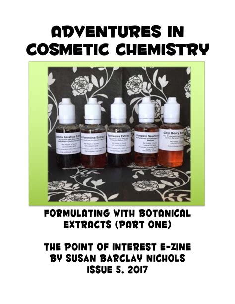 Formulating with botanical extracts, part 1 – Point of Interest