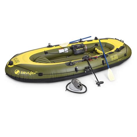 Sevylor Fish Hunter Inflatable Boat Kit | Inflatable boat, Boat kits, Small boats