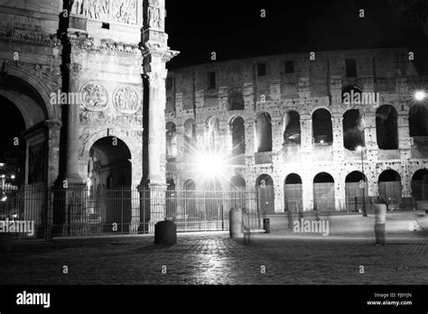 coliseum at night Stock Photo - Alamy