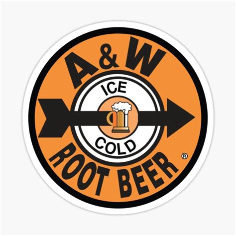 "A & W Root Beer Vintage Logo" Sticker for Sale by designdog | Redbubble