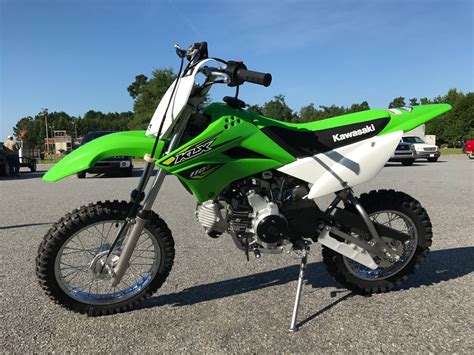 Review of Kawasaki KLX 110L 2018: pictures, live photos & description Kawasaki KLX 110L 2018 ...