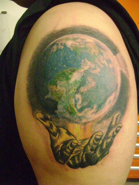 world tattoo by kamuyart on DeviantArt