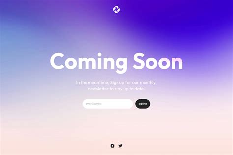 Coming Soon Website Template — Framer Template