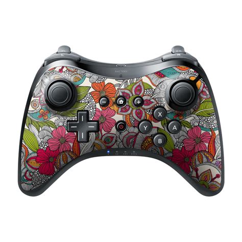 Doodles Color Wii U Pro Controller Skin - Covers Wii U Pro Controller ...