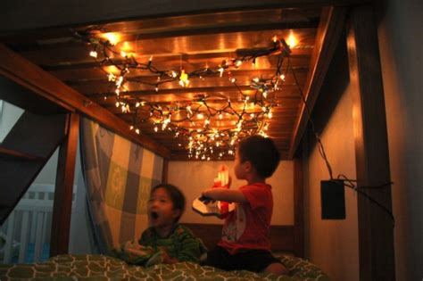 Fort with Fairy Lights