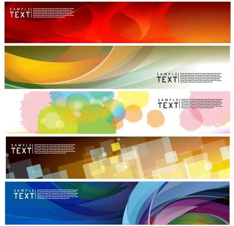 Vector Horizontal Banner Free vector in Encapsulated PostScript eps ...