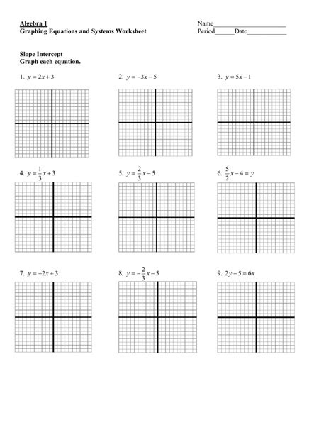 Graphing Linear Equations Worksheet Pdf – Owhentheyanks.com