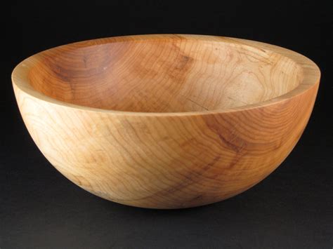 Food Safe Wooden Salad Bowl Handmade From Maple Wood 1253