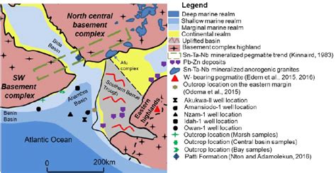 Conceptual early Maastrichtian paleogeographic model with sample... | Download Scientific Diagram