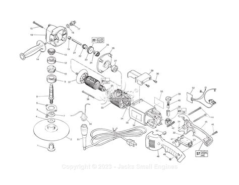 Milwaukee 5540 (Serial 802C) 7" Heavy-Duty Polisher Parts Parts Diagram for 7" HEAVY-DUTY ...