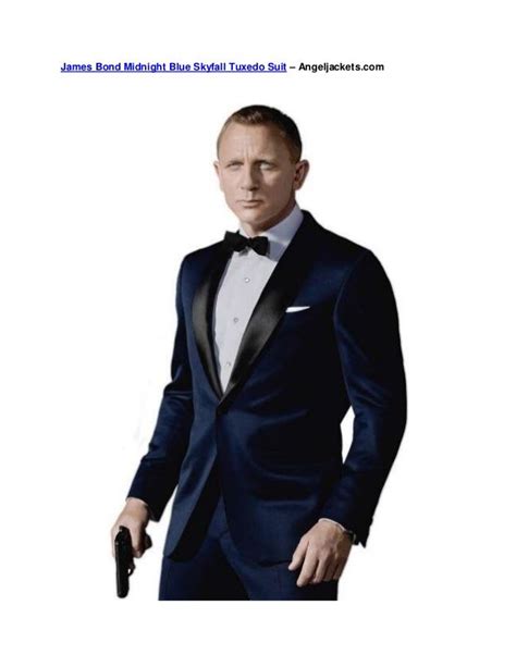 James bond midnight blue skyfall tuxedo suit