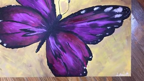 Acrylic Painting Of Butterfly - Painting Photos