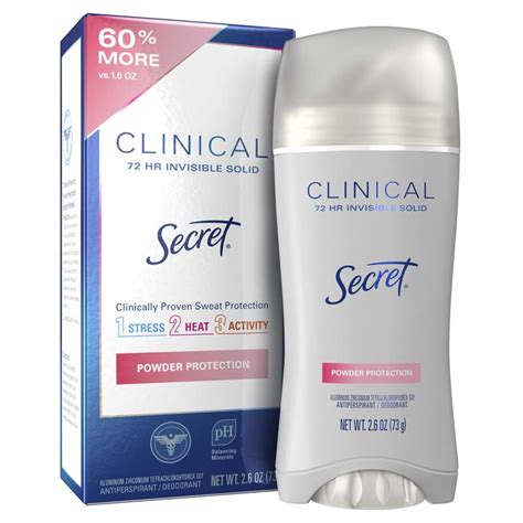 Clinical Strength Invisible Solid Antiperspirant Deodorant | Secret