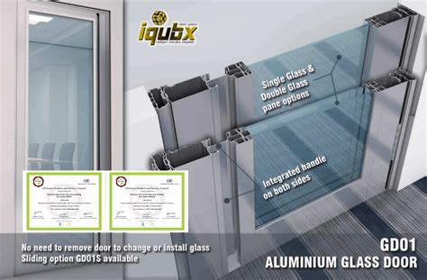 Aluminium Glass Doors - IQUBX